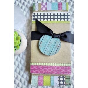 New Colorful Fiddlestix Paperie Magnetic Shopping List Pad & Note Pad Set of 2